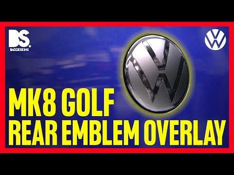 Load and play video in Gallery viewer, VW - MK8 - Golf - Rear VW Pin-Stripe Emblem Overlay
