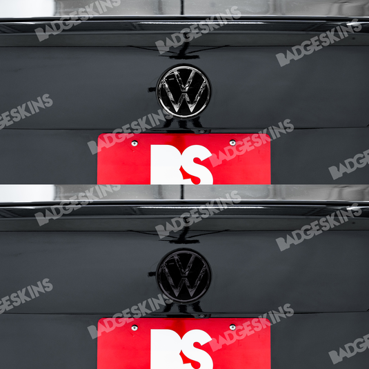 VW - MK7.5 - Jetta - Rear VW Tinted Emblem Overlay