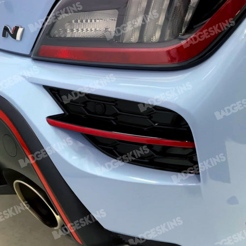 Hyundai - Gen 1 - Kona N - Rear Bumper Accent Stripe Overlay
