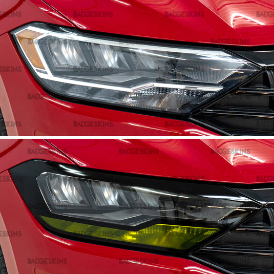 VW - MK7 - Jetta - Head Light Eyelid with DRL Tint (Non-Projector)