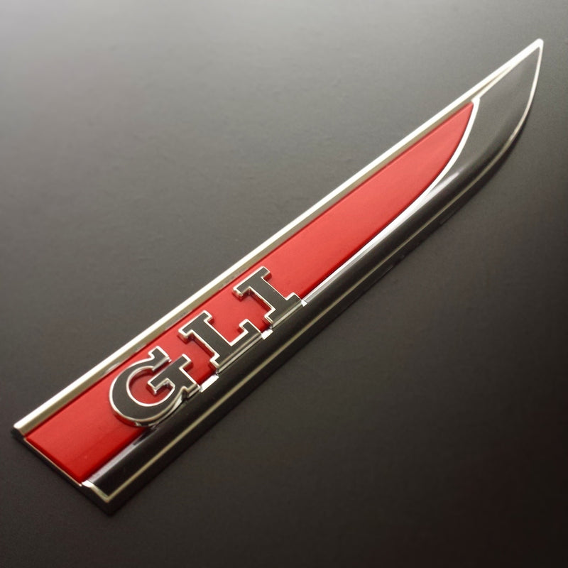 Load image into Gallery viewer, VW - MK6/6.5 - GLI - Fender Blade &quot;GLI&quot; Badge Overlay Set
