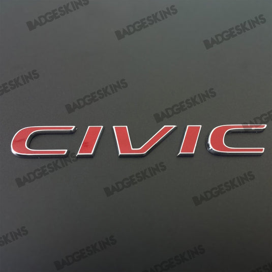 Honda - 10th Gen - Civic - Rear Civic Badge Overlay