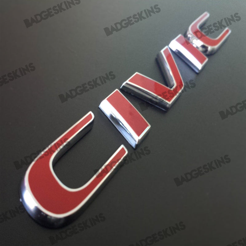 Load image into Gallery viewer, Honda - 10th Gen - Civic - Rear Civic Badge Overlay
