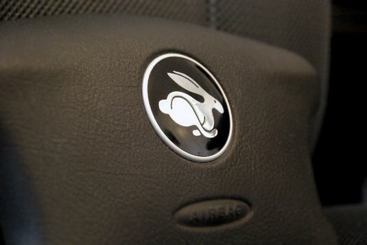 VW - MK4 - 4 Spoke - Steering Wheel Badgeskins Set