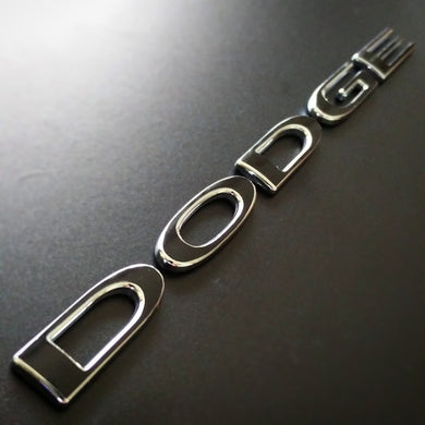 Dodge - Rear DODGE Badge Overlay