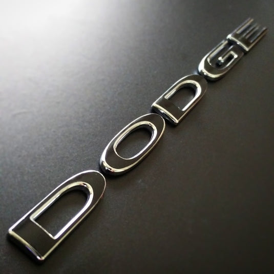 Dodge - Trunk "DODGE" Badge Overlay
