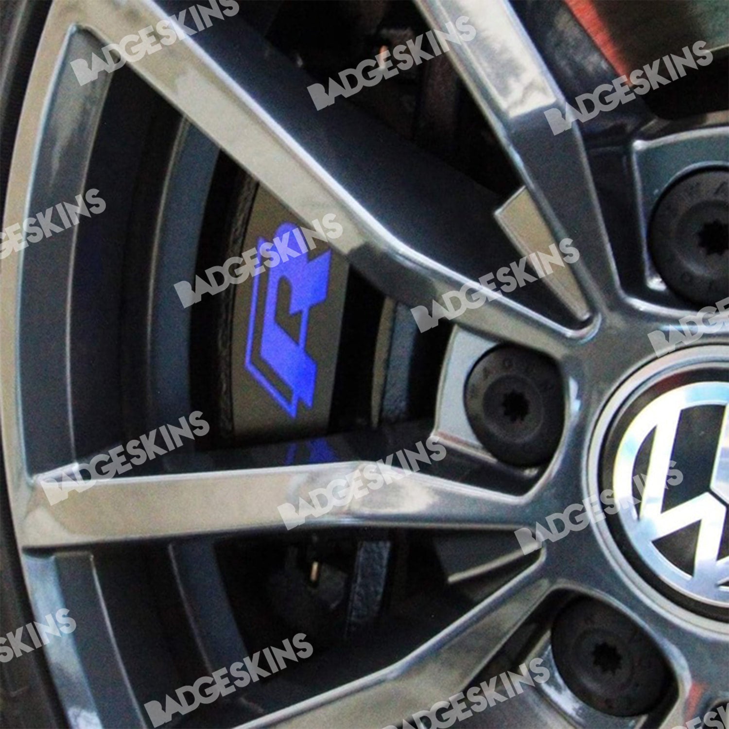 VW MK7/7.5 Golf R R Caliper Overlay Set Badgeskins
