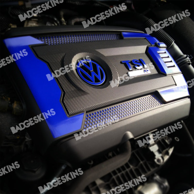 Load image into Gallery viewer, VW - TSI R Engine Cover Overlay Set
