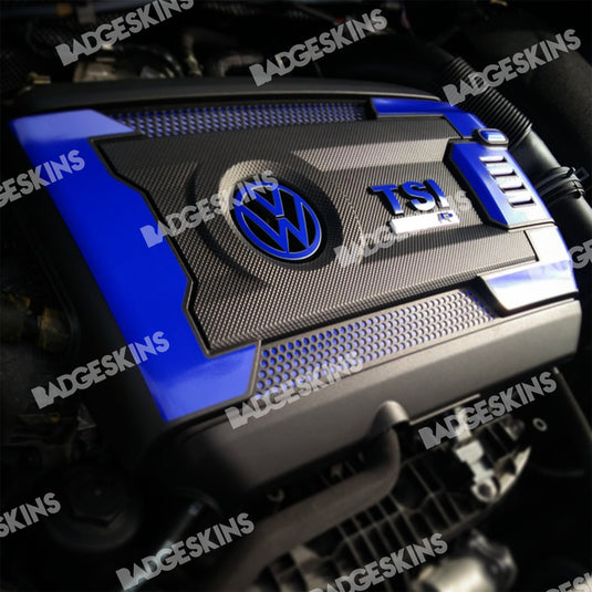 VW - TSI R Engine Cover Overlay Set
