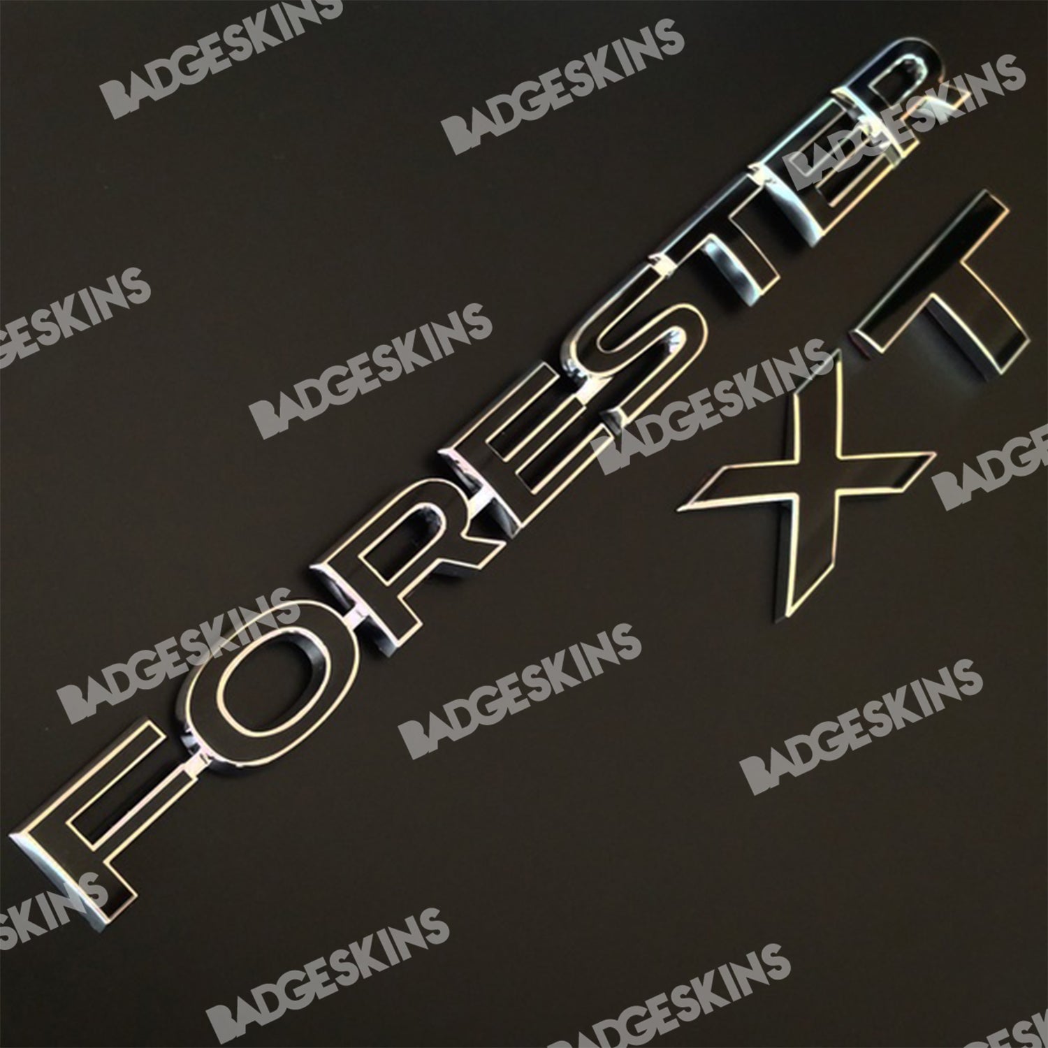 CNC Aluminum "F" Badge Emblem For Subaru Forester – New