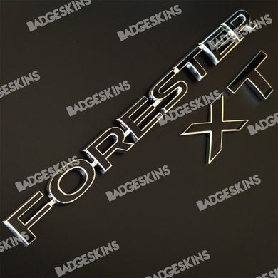 Subaru - Forester - Rear Forester XT Badge Overlay (2014+)