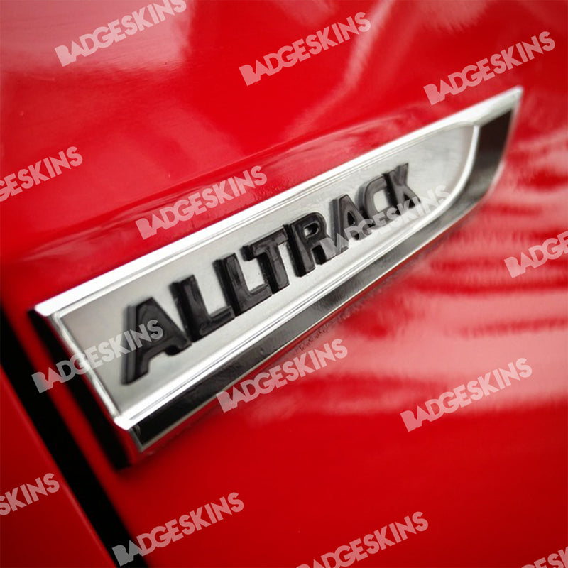 Load image into Gallery viewer, VW - MK7/7.5 - Alltrack - Fender Blade &quot;Alltrack&quot; Badge Overlay Set
