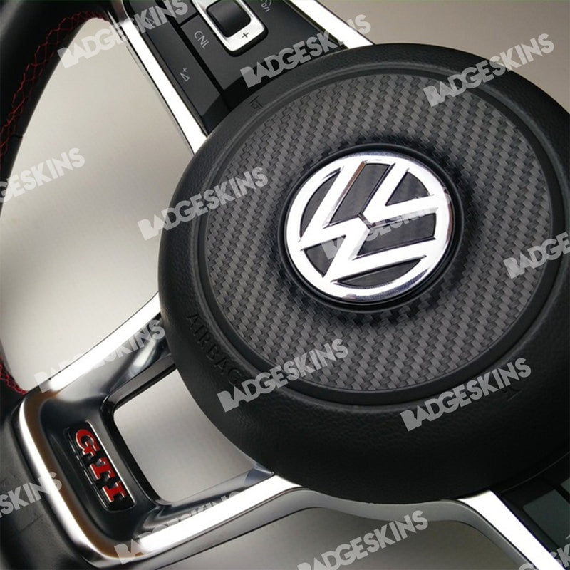 Load image into Gallery viewer, VW - MQB - CF Steering Wheel Inlay Set
