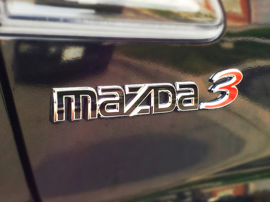 Mazda - Mazda 3 - Rear Mazda 3 Badge Overlay (2008-2013)