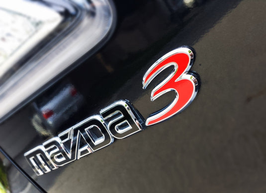 Mazda - Mazda 3 - Rear Mazda 3 Badge Overlay (2008-2013)