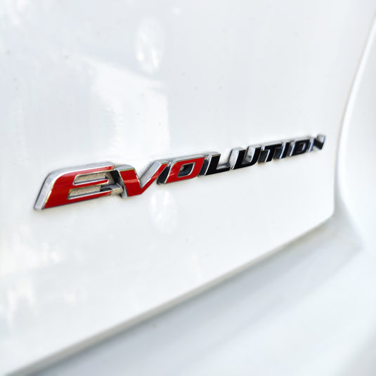 Mitsubishi - Lancer Evolution - Rear "Evo" lution Badge Overlay
