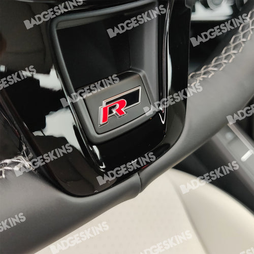 VW - R-Line Itty Bitty Steering Wheel Overlay