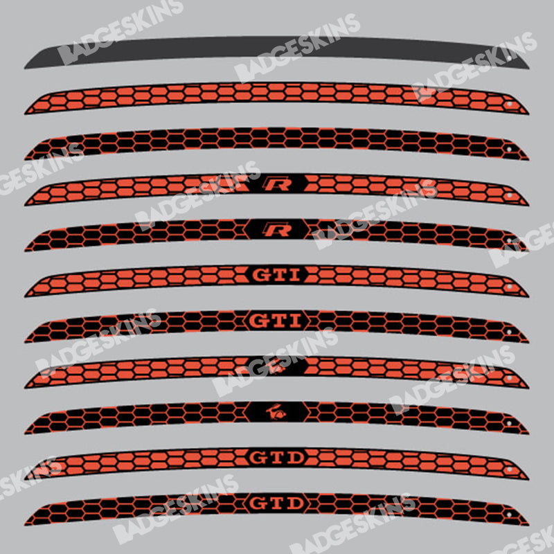 Load image into Gallery viewer, VW - MK7/7.5 - GTI/GTD/Golf R - 3rd Brake Light Tint (HoneyComb) V1
