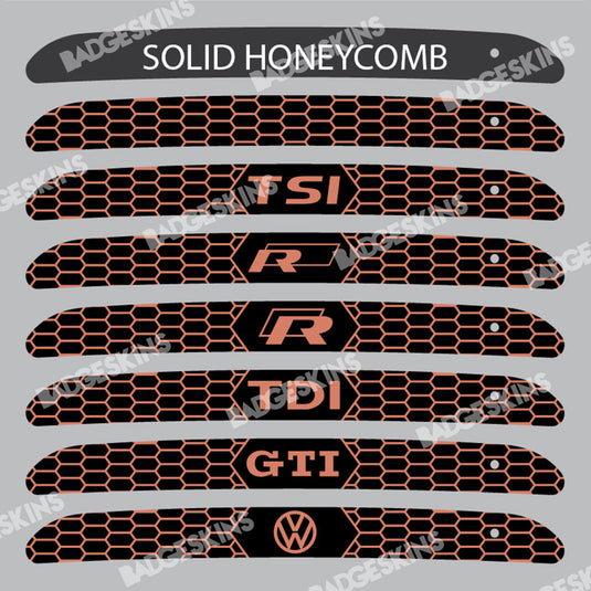 VW - MK1/1.5 - Atlas - 3rd Brake Light Tint (HoneyComb) V1