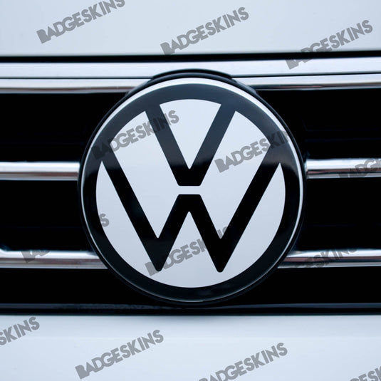 VW - T-Roc - Front Smooth VW Emblem Overlay