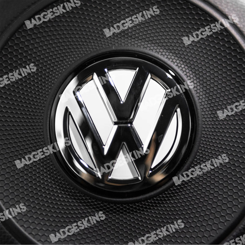 Load image into Gallery viewer, VW - MQB - Coloured Steering Wheel VW Inlay (Round Airbag)
