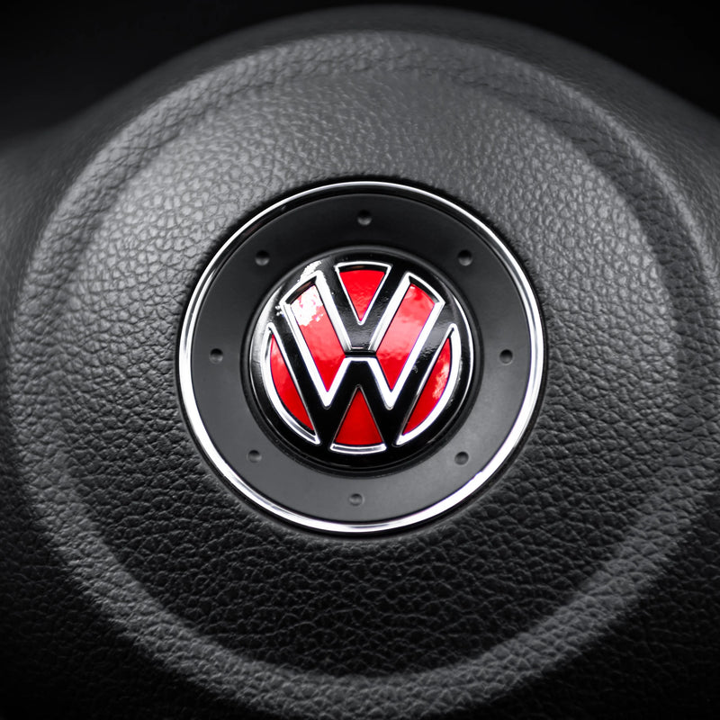 Load image into Gallery viewer, VW - MK6 Steering Wheel VW Inlay

