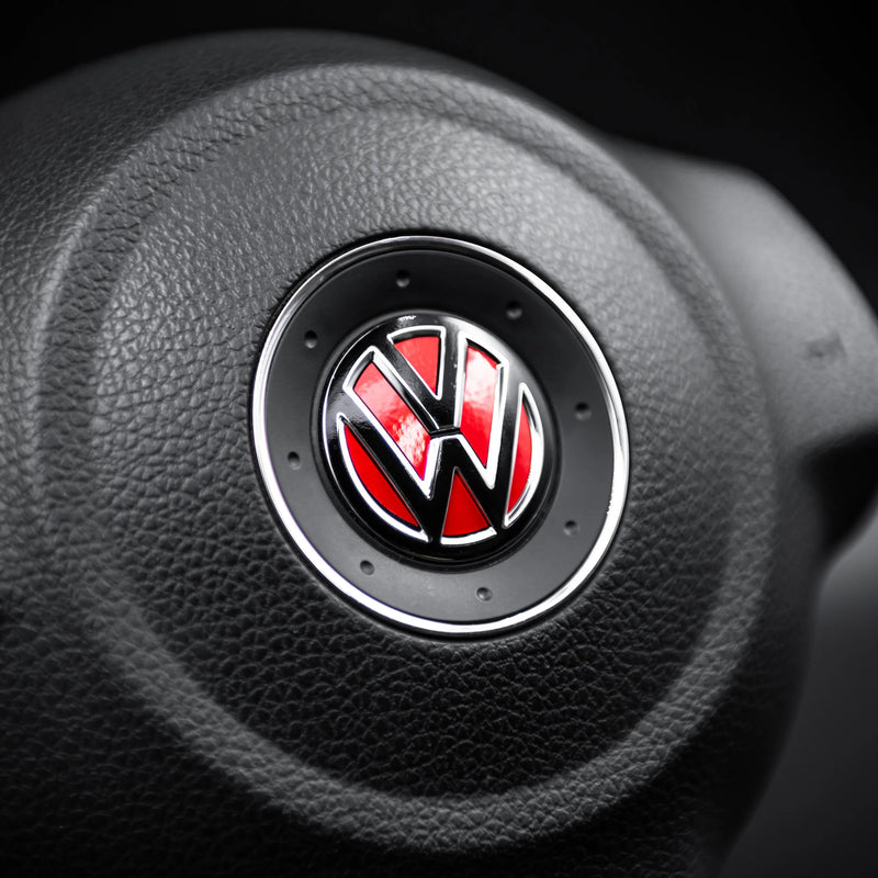 Load image into Gallery viewer, VW - MK6 Steering Wheel VW Inlay
