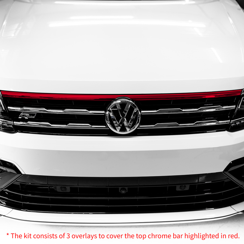 Load image into Gallery viewer, VW - MK2 - Tiguan - Front Grille Top Bar Chrome Delete
