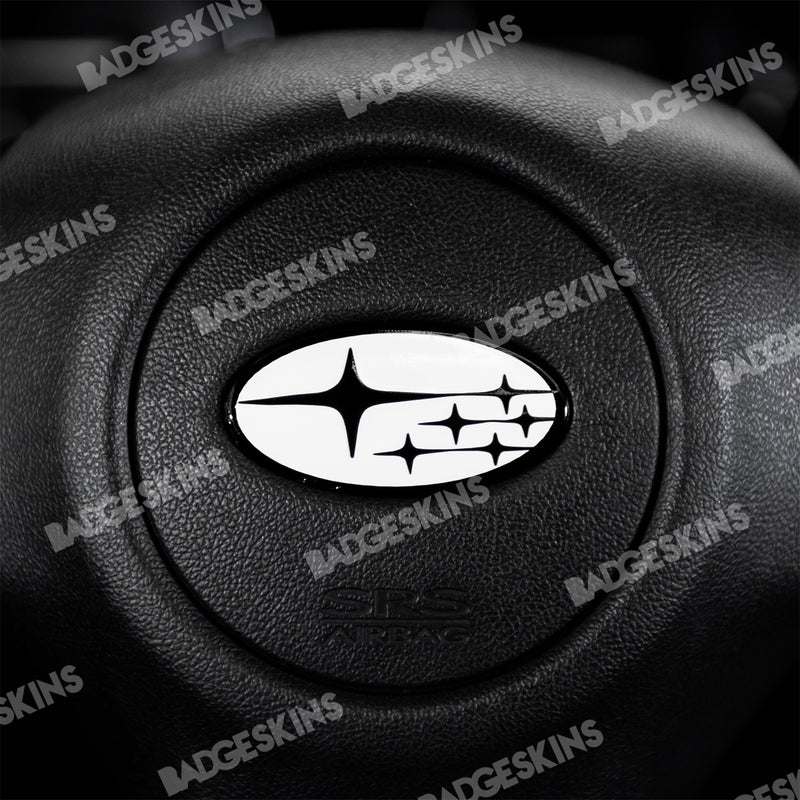 Load image into Gallery viewer, Subaru - WRX/STI - Steering Wheel Subaru Badge Overlay (2015+)
