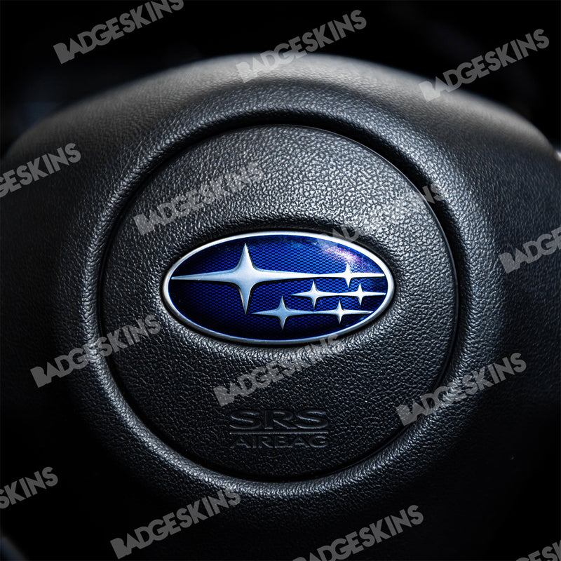 Load image into Gallery viewer, Subaru - WRX/STI - Steering Wheel Subaru Badge Overlay (2015+)
