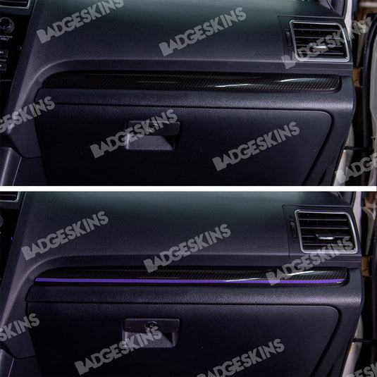 Subaru - WRX/STI - Driver And Glove Box Trim Accent Strip (2015+)