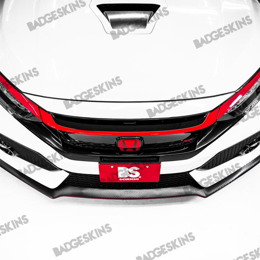 Honda - Civic - FK8 Type R - Front Upper Grille Cowl Accent (2017-2019)