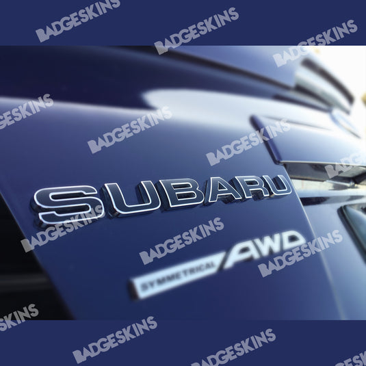 Subaru - Rear Subaru Badge Overlay (2008+)