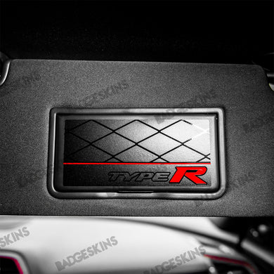 Honda - 10th Gen - Civic Type R - Sun Visor Warning Label Overlay