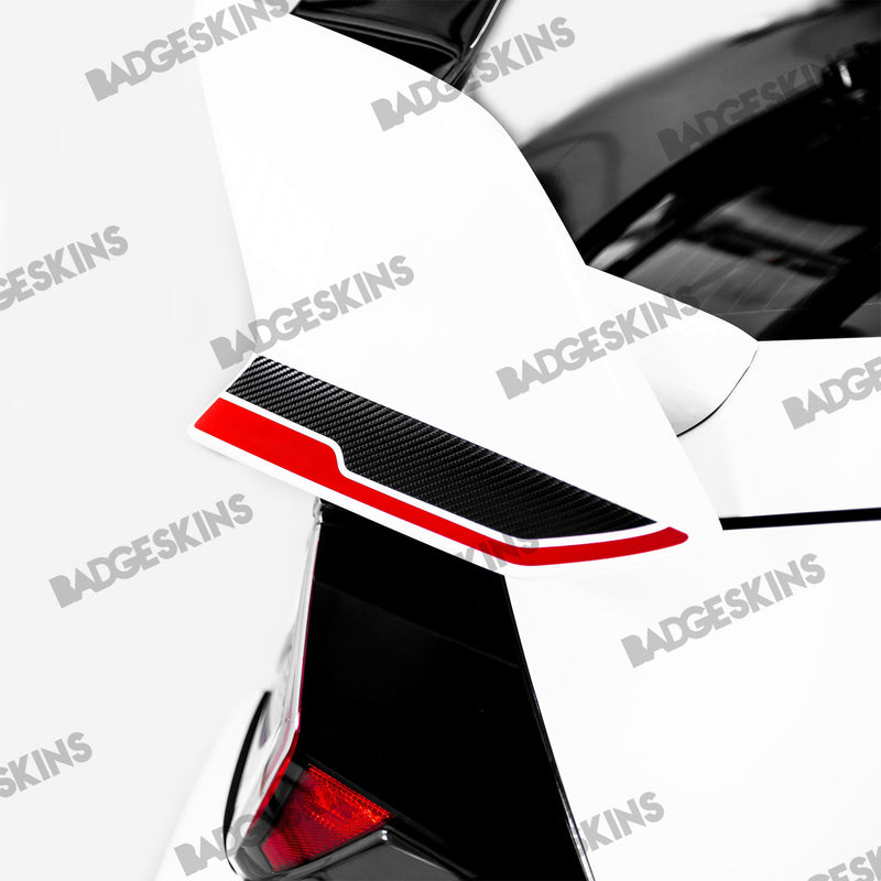 Load image into Gallery viewer, Honda - Civic - FK8 Type R - Spoiler End Plate Overlay
