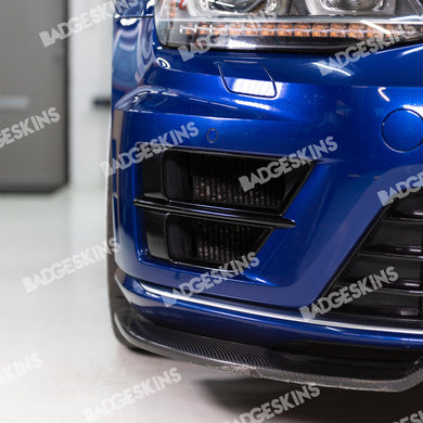 VW - MK7 - Golf R - Front Bumper Side Vent Bar Delete