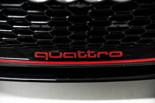 Audi - B9 - RS5 - Front Lower Grille "QUATTRO" Badge Overlay