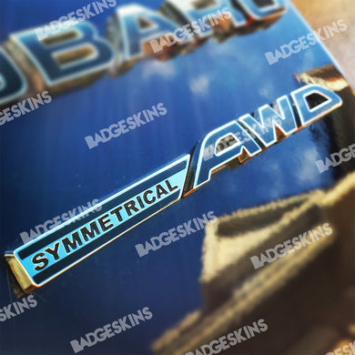Subaru - Impreza - Rear Symmetrical AWD Badge Overlay (2008-2014)