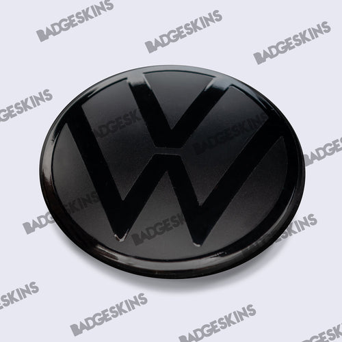 VW - MK8 - Golf - Front Non-Smooth 3pc VW Emblem Overlay