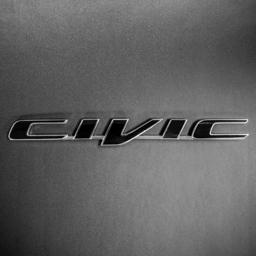 Honda - 7th Gen - Civic - Rear Civic Badge Overlay