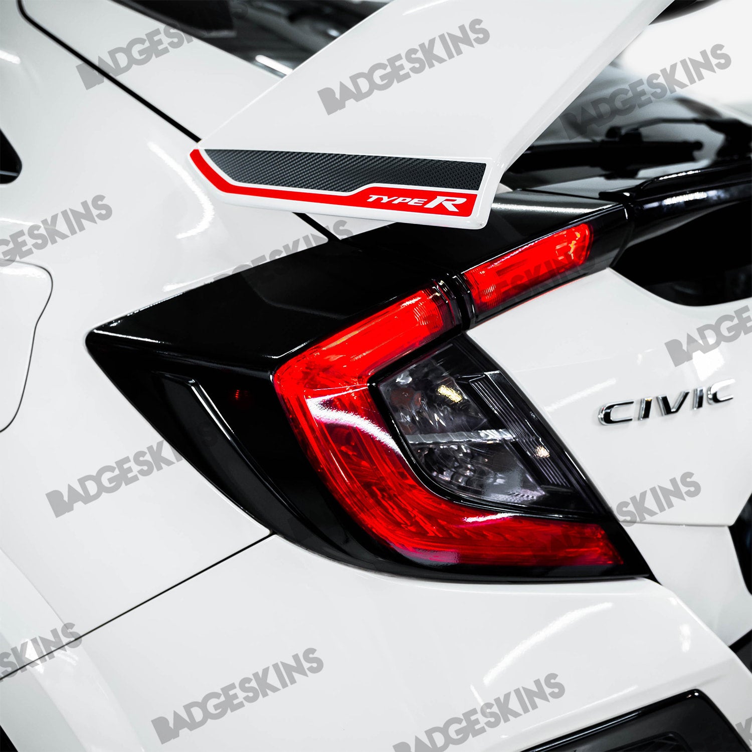Honda - 10th Gen - Civic - HB/Type R - Taillight Eyelid (Full) – Badgeskins