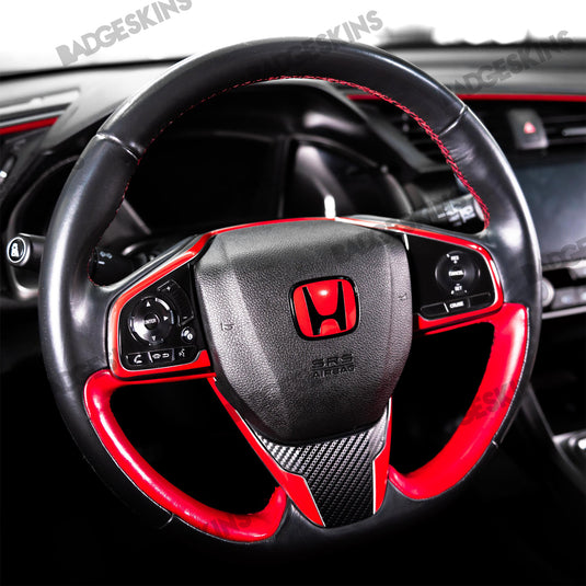 Honda - Civic - FK8 Type R - Steering Wheel Cowl Overlay