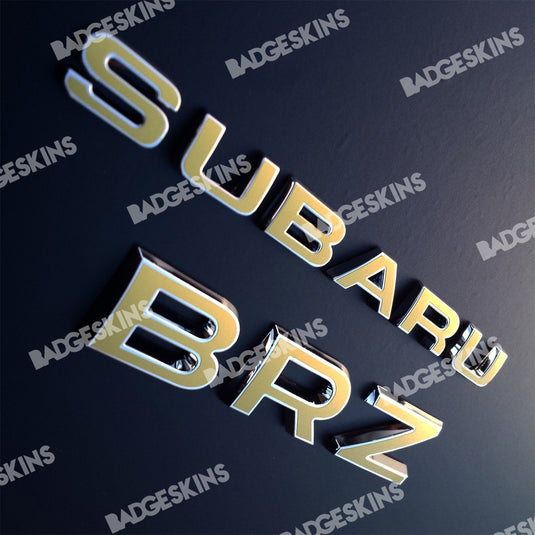 Subaru - BRZ - Rear Subaru & BRZ Badge Overlay (2013+)