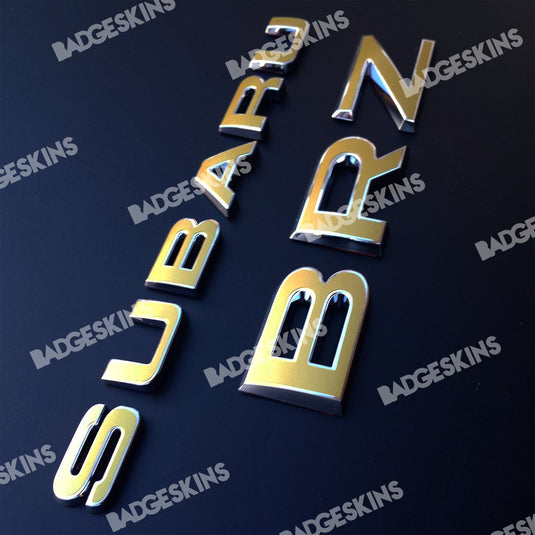 Subaru - BRZ - Rear Subaru & BRZ Badge Overlay (2013+)