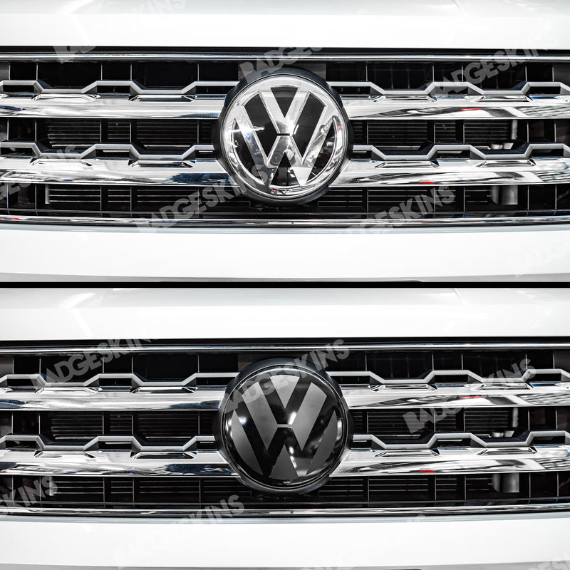 Load image into Gallery viewer, VW - MK1 (2017-2020) - Atlas - Front Smooth 2pc VW Emblem Overlay
