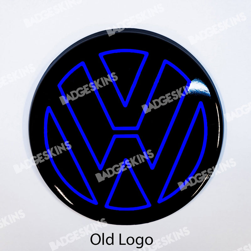 Load image into Gallery viewer, VW - MK1.5 - Arteon - Front Smooth 3pc VW Emblem Pin-Stripe Overlay
