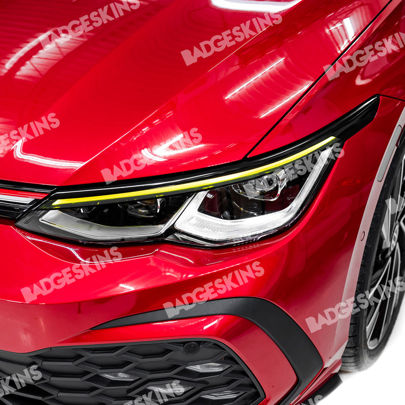 Load image into Gallery viewer, VW - MK8 - Golf - Head Light Eyelid With DRL Tint
