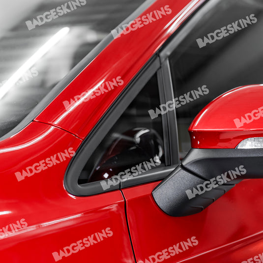 VW - MK8 - Golf - Front Quarter Window Overlay – Badgeskins