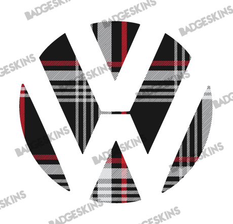 Load image into Gallery viewer, VW - MK7/7.5 - Golf - Clark Plaid Rear VW Emblem Inlay
