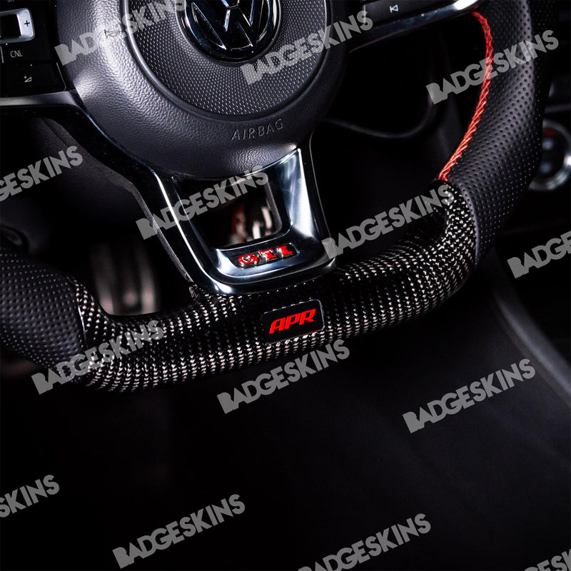 Load image into Gallery viewer, APR Carbon Steering Wheel - APR Overlay
